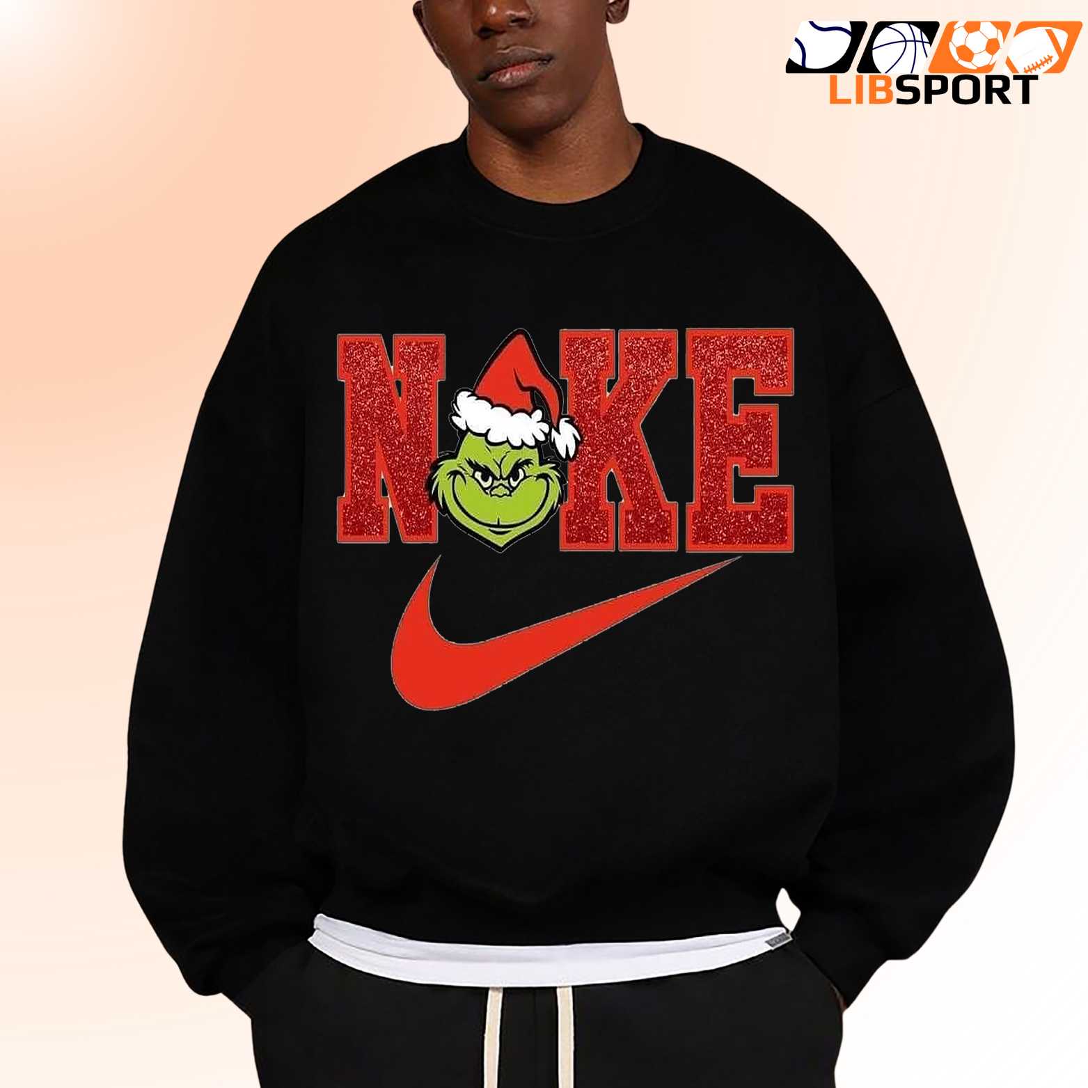 Nike Grinch T-Shirt, Vintage Christmas Streetwear Unisex Tee